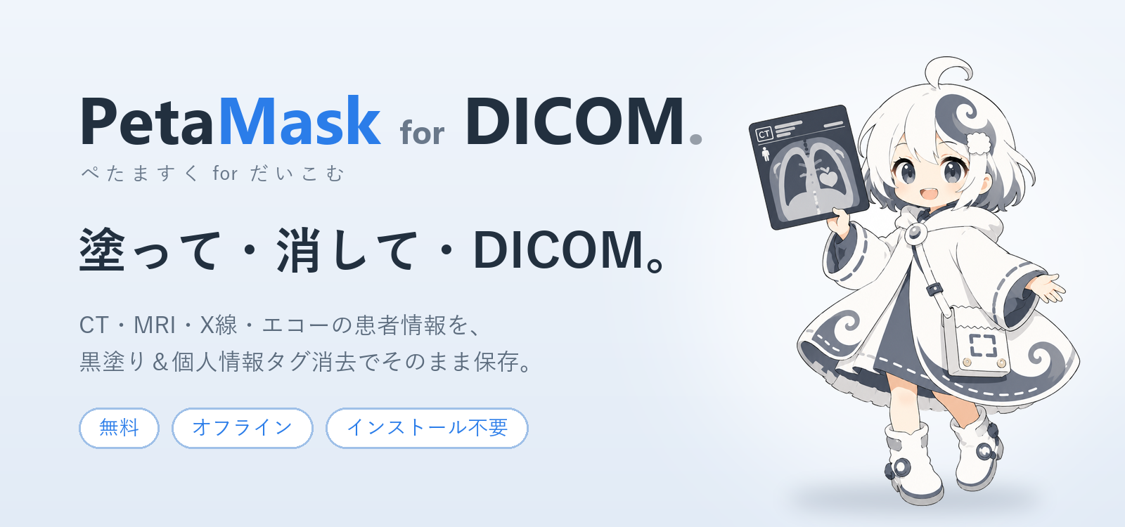 PetaMask for DICOM