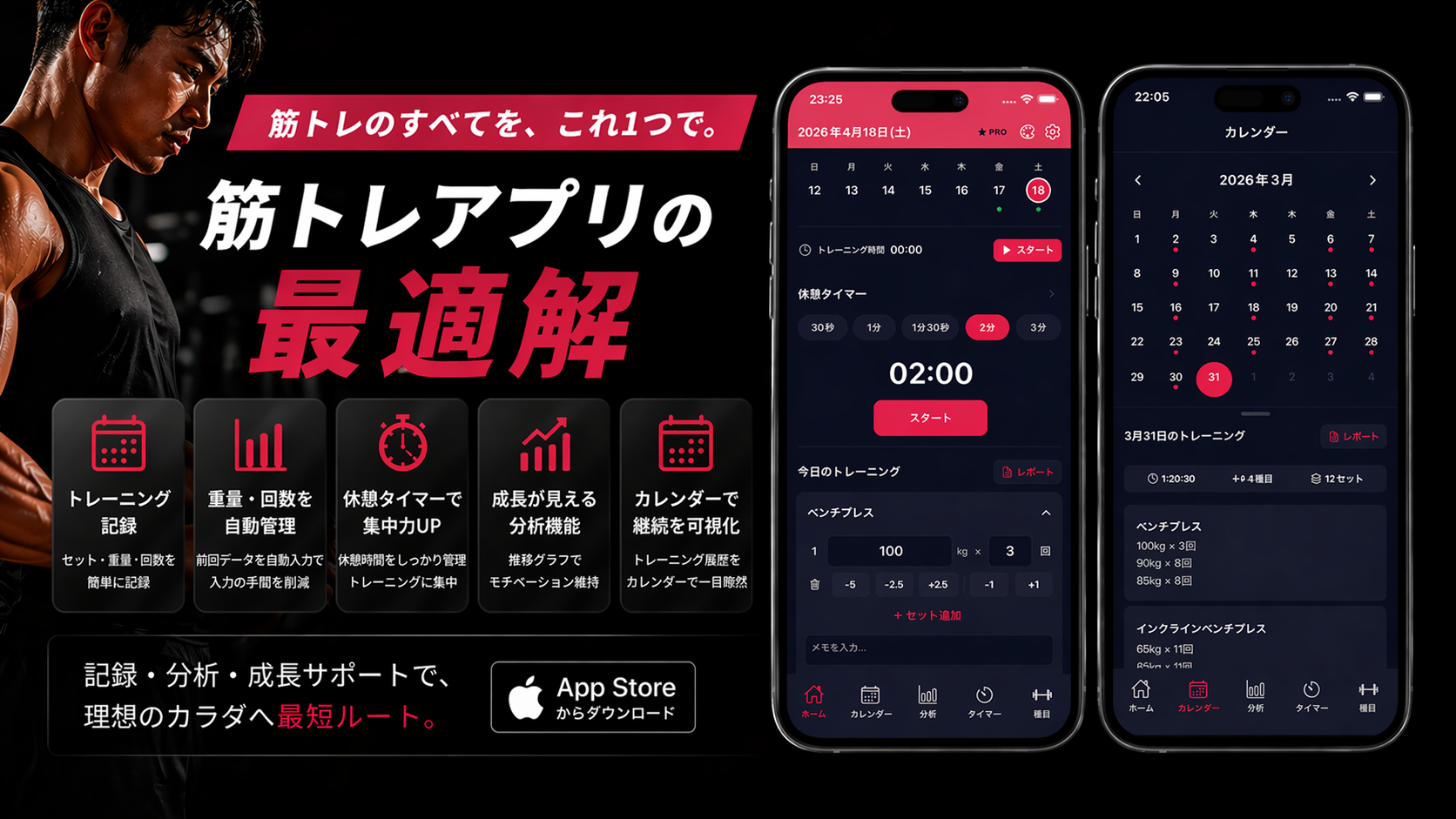 Jotfit - 筋トレ記録の最適解