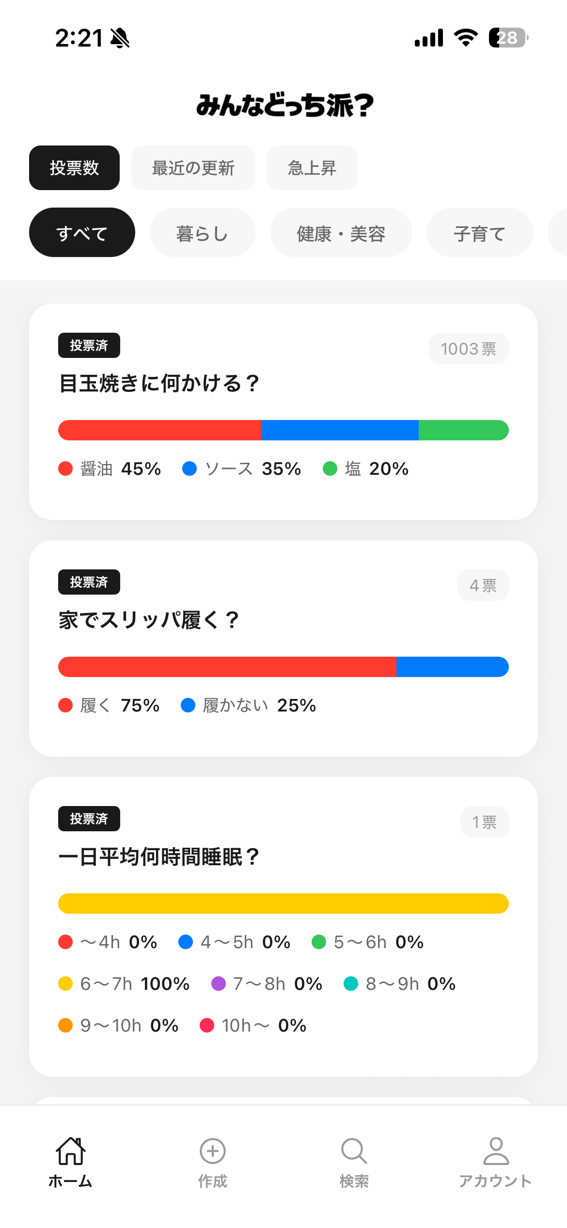 みんなどっち派?