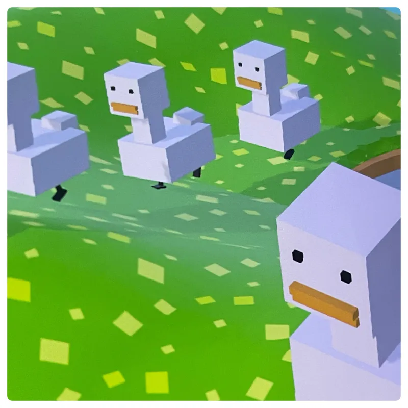 あひる観察時計