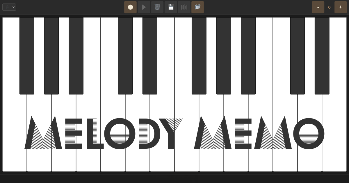 Melody Memo - シンプルな作曲メモツール