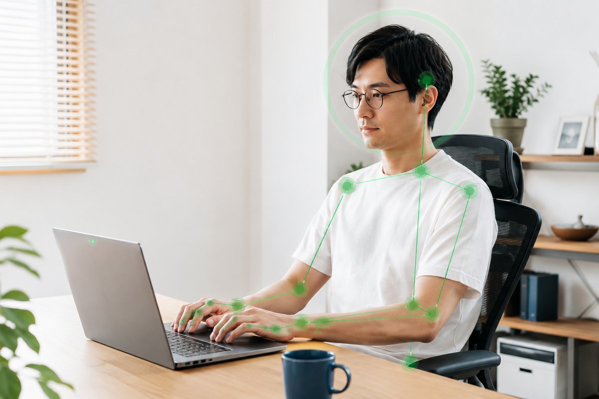 ShiseiKeeper — デスクワークの姿勢を見守る無料アプリ